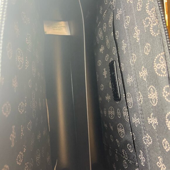 Grossi New York Embossed Cherry & Heart Tote – Black w/ Gold Trim - Picture 5 of 6